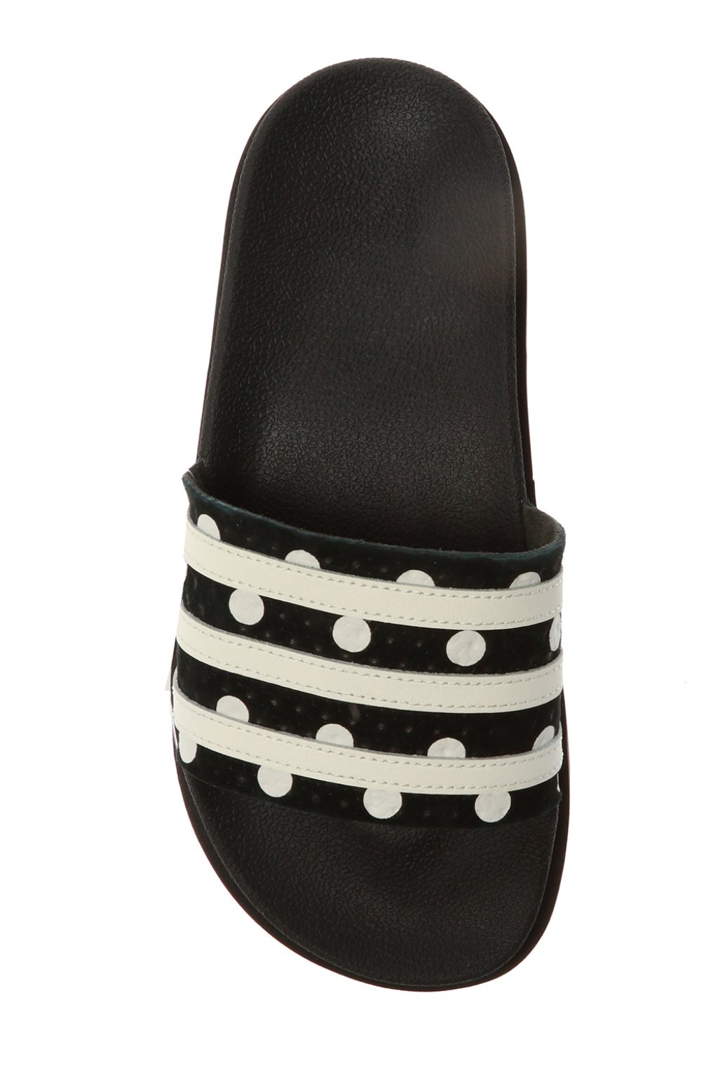 Adidas Women's Adilette Bold Core Polka Black/Footwear White - EF5631